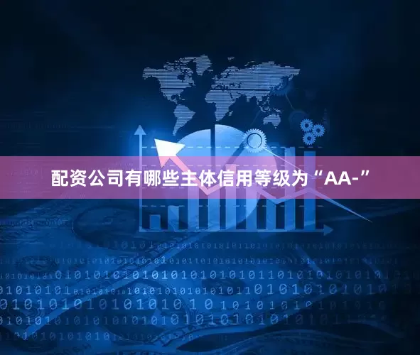配资公司有哪些主体信用等级为“AA-”